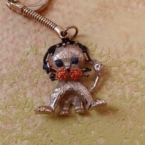 Mcm Vintage Dog Doggie Keychain